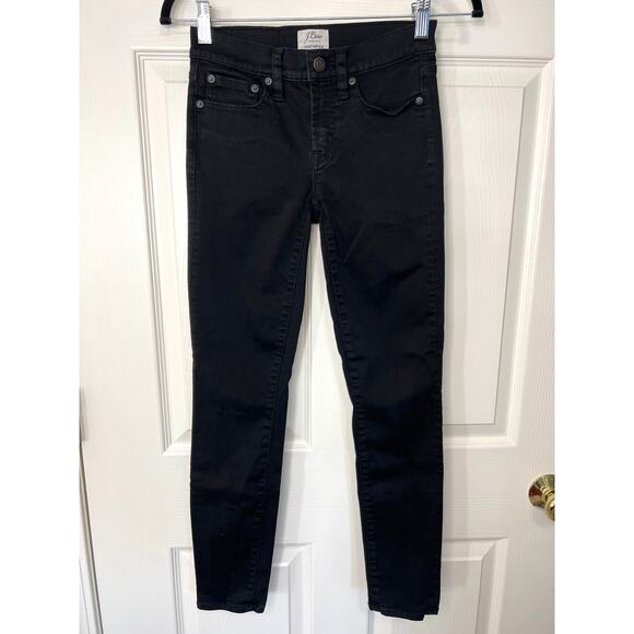 J. Crew Black Jeans Womens 24 Stretchy Toothpick Skinny Leg Capsule Minimalist - Picture 2 of 8